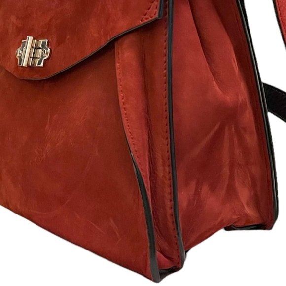 PROENZA SCHOULER Suede Nubuck Medium Hava Bag, Beautiful Burgundy - Picture 2 of 13